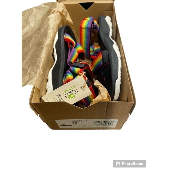 Teva Hurricane XLT2 child’s unisex Sandals Rainbow Child’s size 12 - Picture 4 of 5